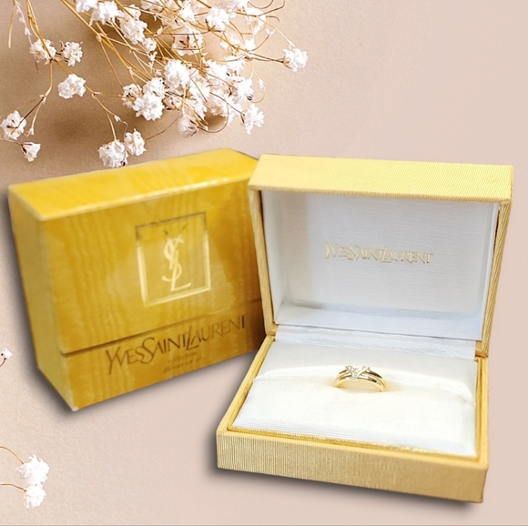 Super EUC 18K YG w/ diamonds Ring US sz 6 with box - Picture 1 of 6